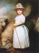 George Romney, the shepherd girl